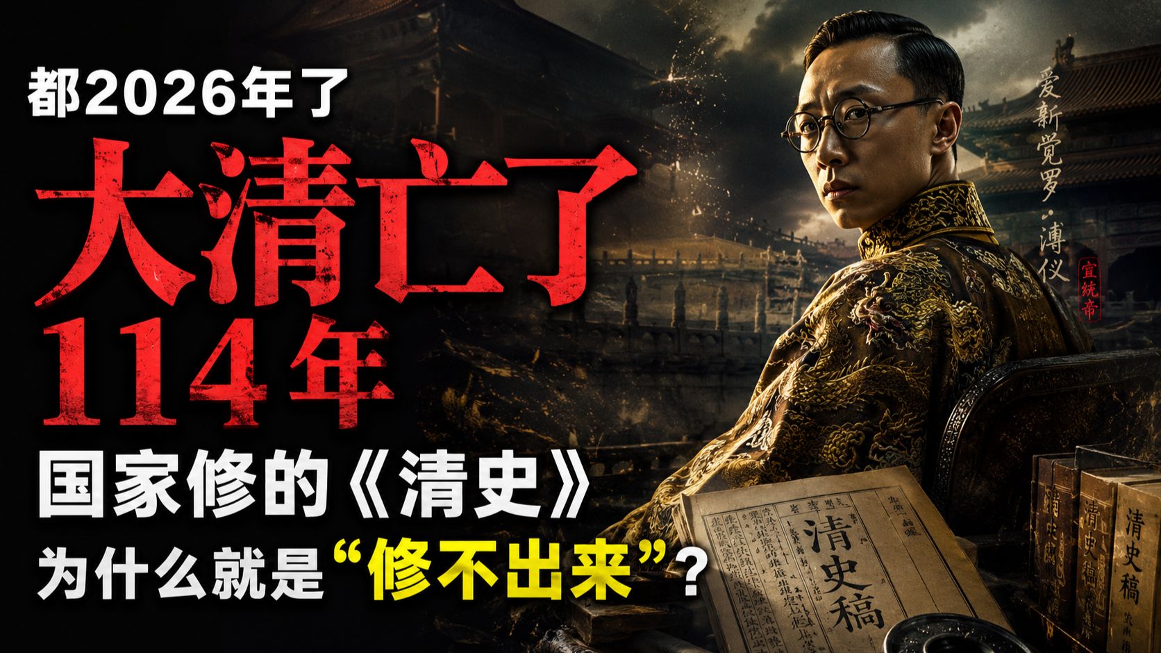 都2026年了，大清亡了114年，为什么国家的《清史》就是修不出来？