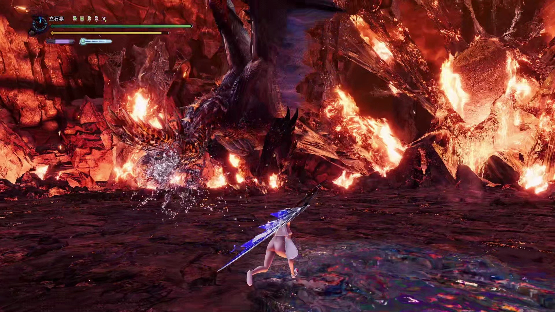 大剑 煌黑龙飞天3连砸 多蹭一刀