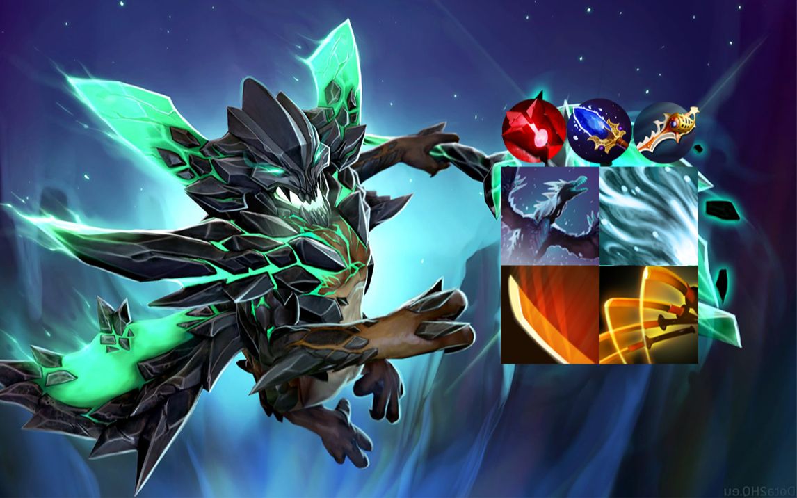 [dota2 omg][严寒灼烧 极寒之触 剑舞 无敌斩]