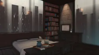 Download Video: 【FF14装修】S房不封层|现代海景＋都市雨夜