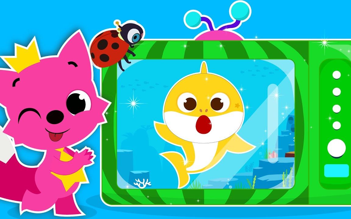 趣味鲨鱼电视玩具秀,解压草莓和章鱼,糖果,小黄人玩具等