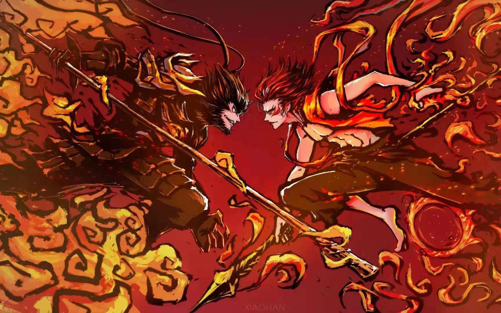 【大圣&哪吒】生拆藕饼,猴莲锁死丨爱咋咋滴("▔□▔)