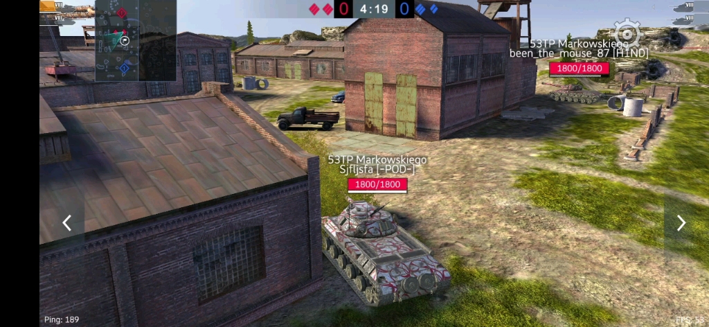 wotb亚服联赛2v2双53vs双卖头车