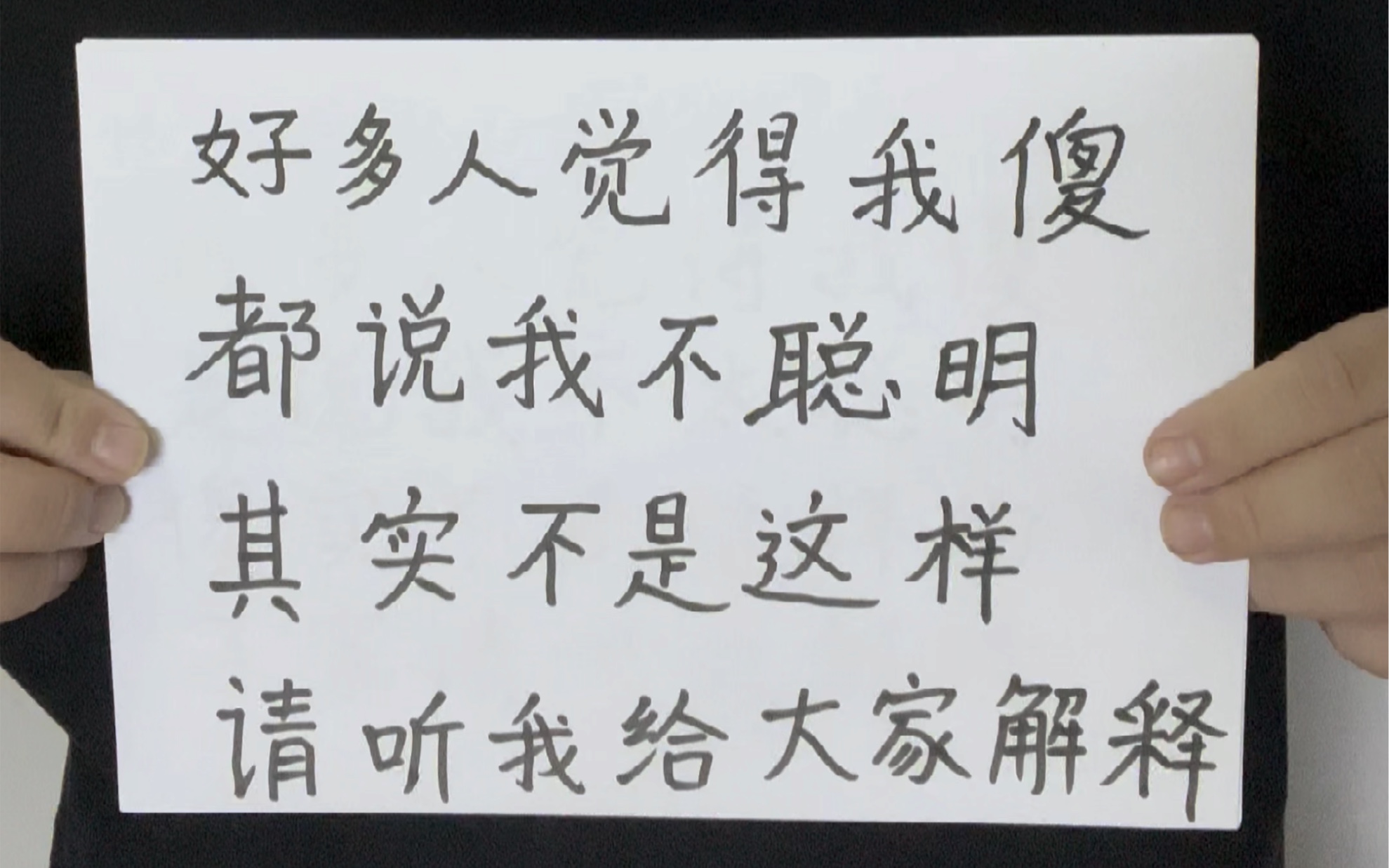 其实我不傻请听我解释