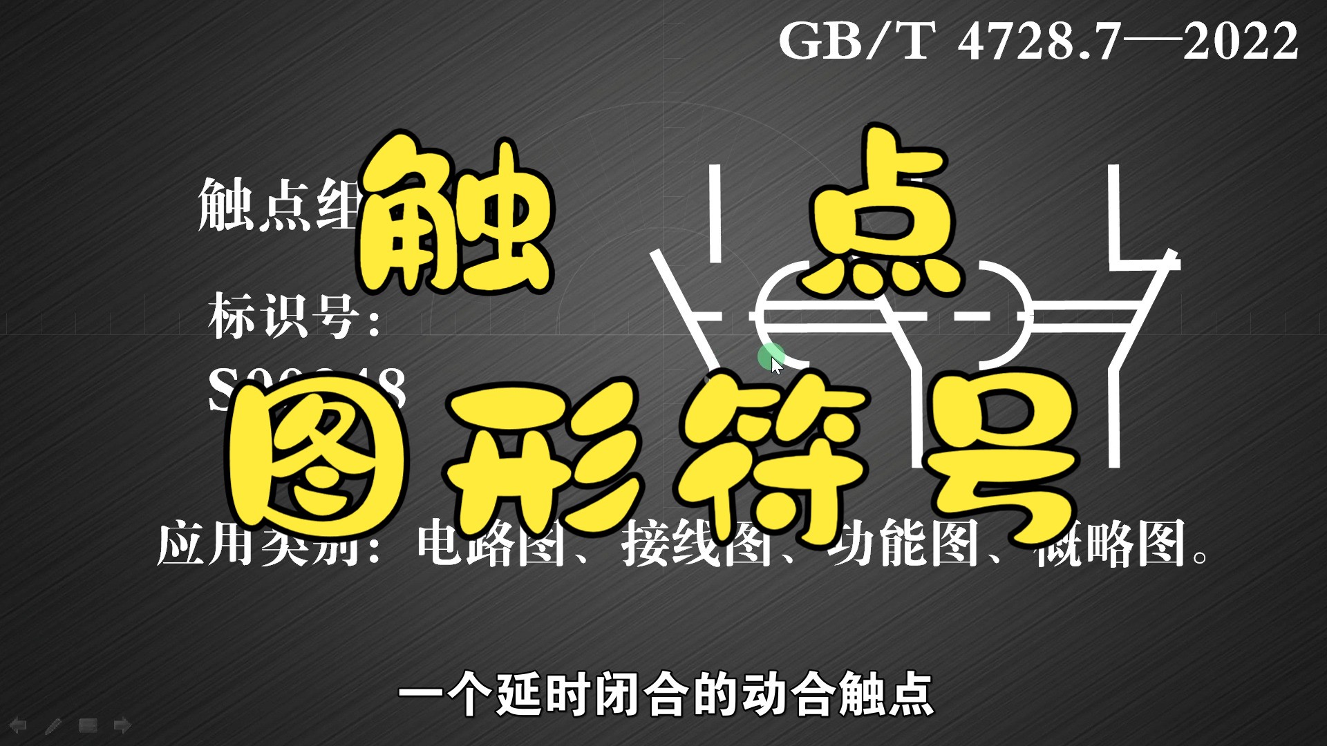 形形色色的开关触点,在电路图中是用这些简单的图形符号来表示的哔哩哔哩bilibili