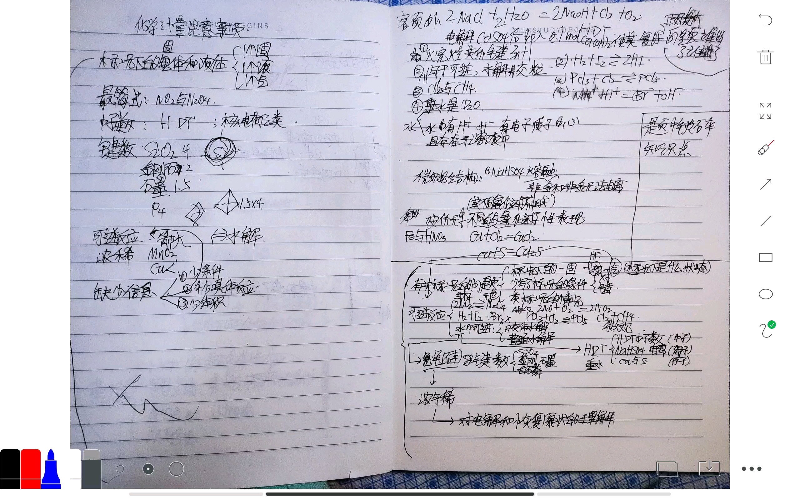 化学计量数的注意事项 标况 可逆 键数 浓和稀 微观从层面 电解与还原的理解哔哩哔哩bilibili