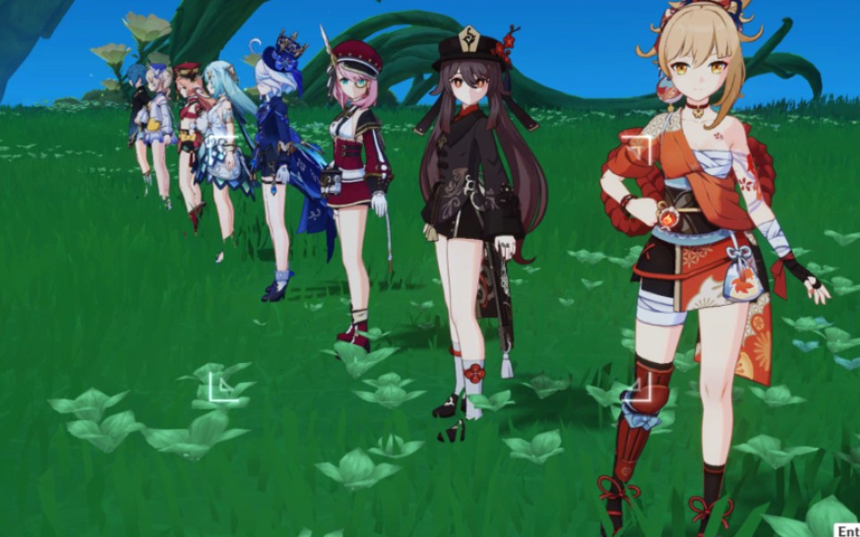 原神里哪个角色腿最白(つд63)