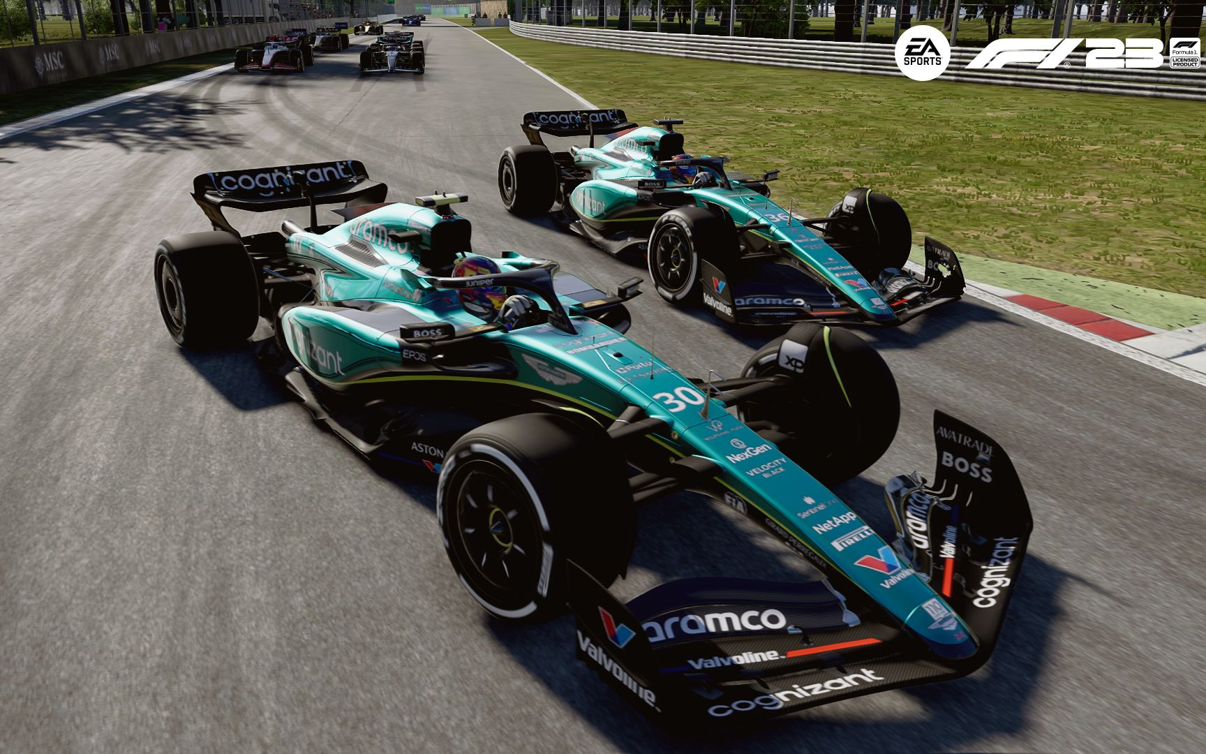 f1 23 afr s12 a2组别 r13速度殿堂意大利蒙扎 bailiff车载镜头