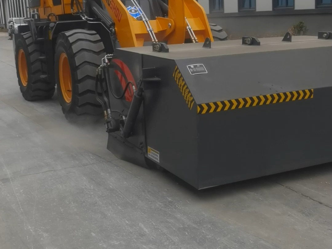 大型扫路机装载机厂区专用铲车扫地机清扫器