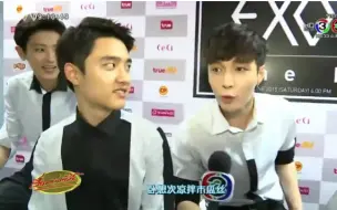 Tải video: 【TE】150623 EXO 泰国采访频 中字