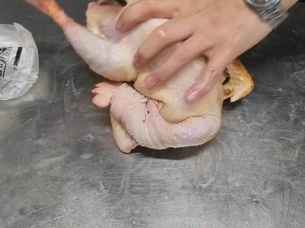 烧鸡造型盘法