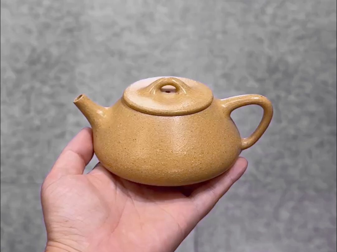 【好物推荐】全手工精品平盖石瓢紫砂壶