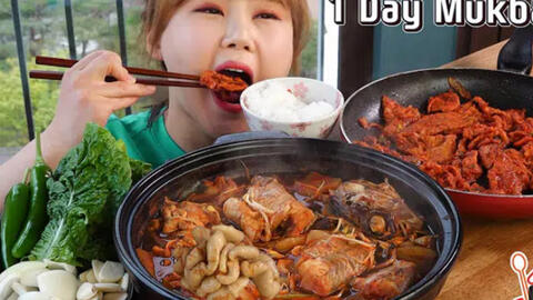 G Ni 韩式辣明太子汤和人参鸡汤 哔哩哔哩