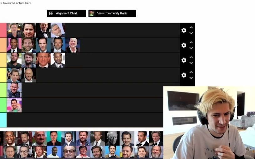 xQc对欧美男演员进行排名哔哩哔哩bilibili
