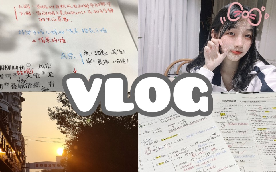 小萱のvlog/普通高二学生的网课日常哔哩哔哩bilibili