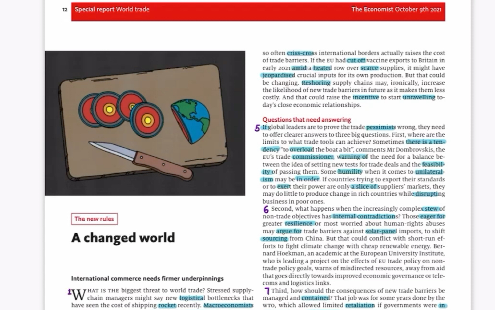 外刊精读91 / 经济学人 / 全球贸易的困境(难度高)哔哩哔哩bilibili