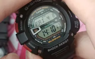 gshock耐用的经典，泥人