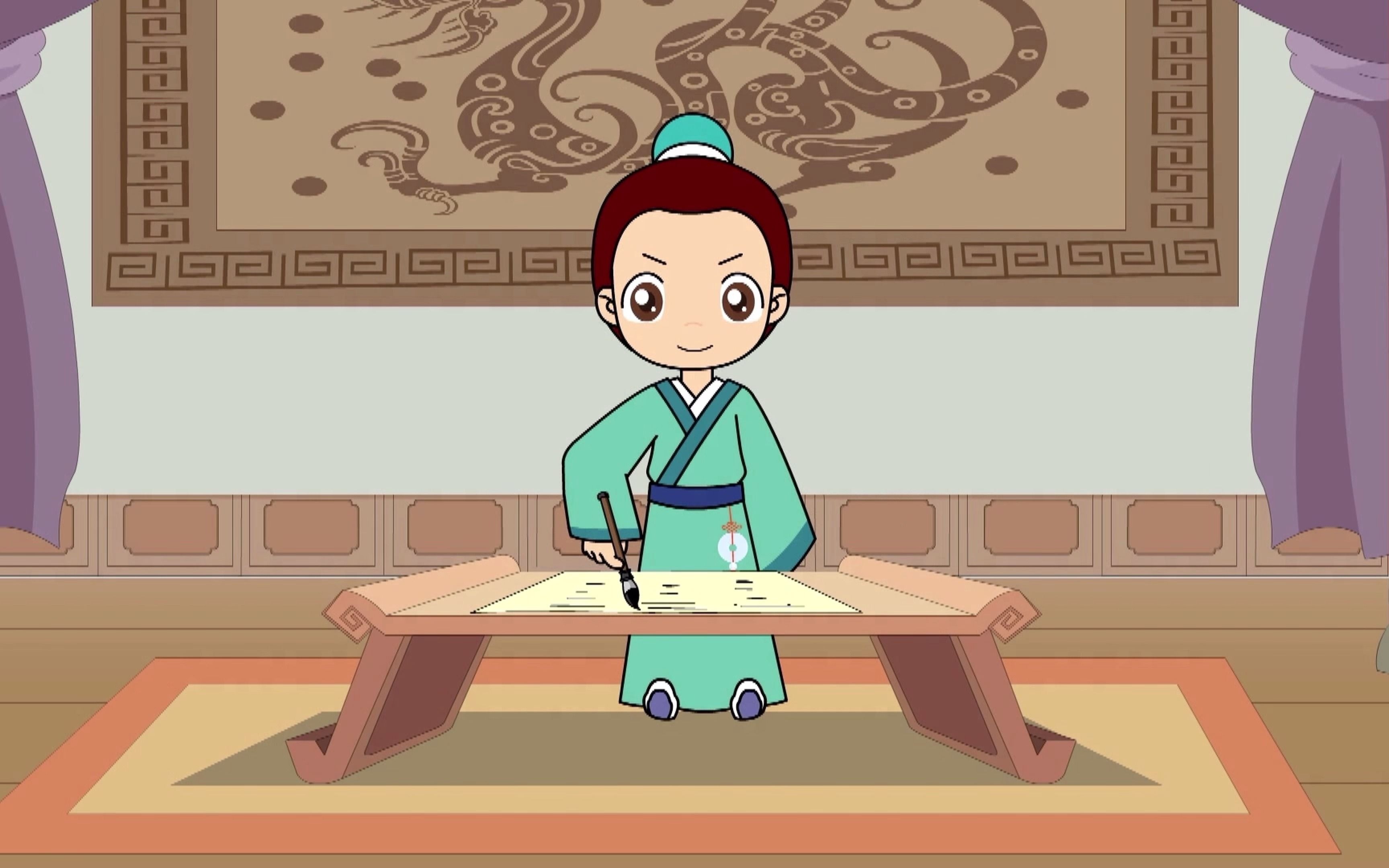 千字文(05) - 启蒙育儿幼儿早教亲子益智动画_哔哩哔哩_bilibili