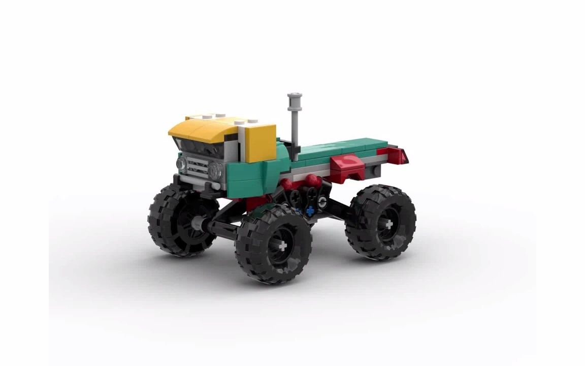【乐高moc】31101-越野卡车