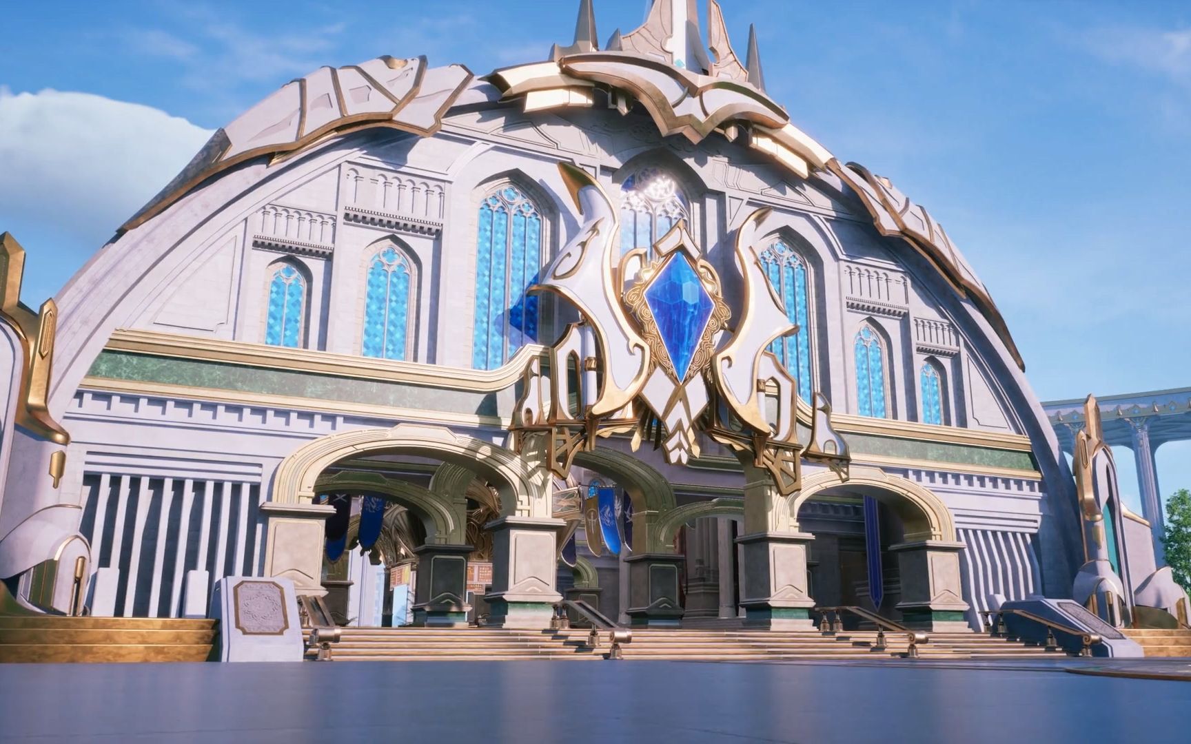 神印王座场景pv冒险者公会展示力量的较量骑士角逐之地