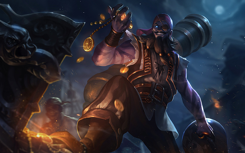 符文法师 瑞兹 海贼 皮肤浏览 skin spotlight_哔哩哔哩 (゜-゜)つロ