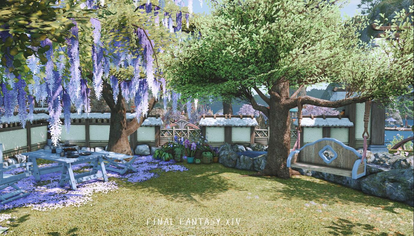【ff14庭院装修】森系獭獭庭院