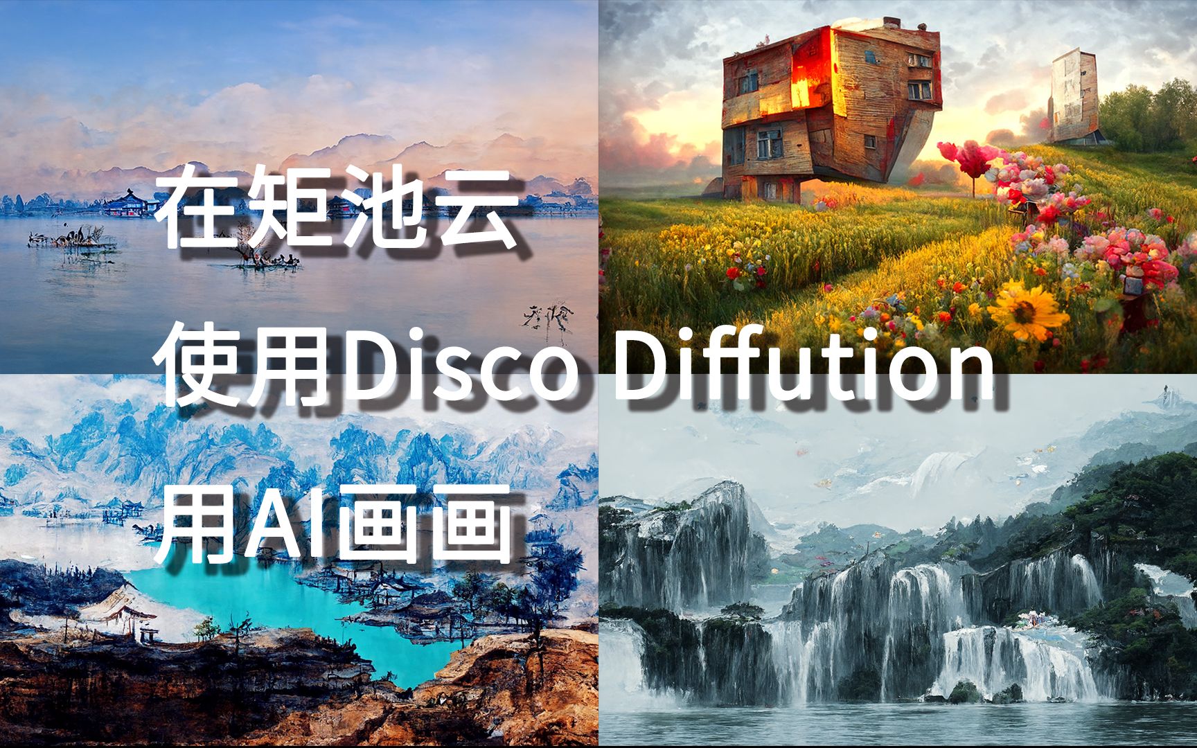 [AI绘画] 在矩池云使用Disco Diffusion生成画作  基础教程哔哩哔哩bilibili