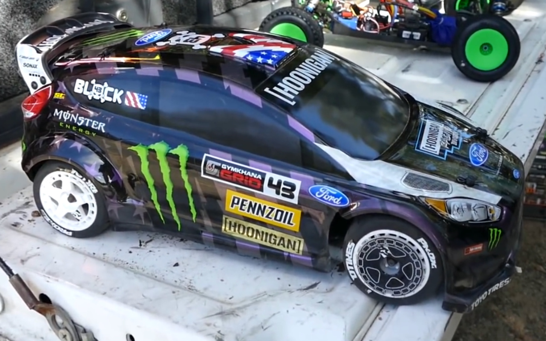 hpi wr8 flux 新款拉力车 kenblock 福特 嘉年华 rally 赛车 赛道小跑