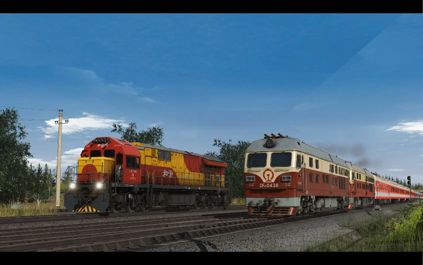 【trs模拟火车2022】专用线牵出开小运转