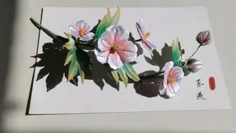 缠花 十二花神系列 三月桃花 哔哩哔哩 Bilibili