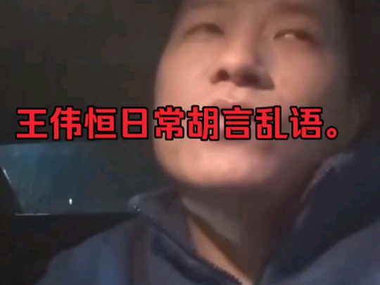 王伟恒日常胡言乱语.哔哩哔哩bilibili