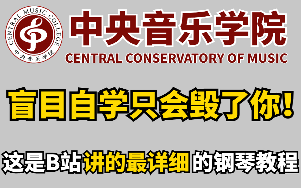 【整整800集】中音大佬196小时讲完的钢琴教程,全程干货无废话!学完即出道!这还学不会,我退出钢琴圈!!!哔哩哔哩bilibili