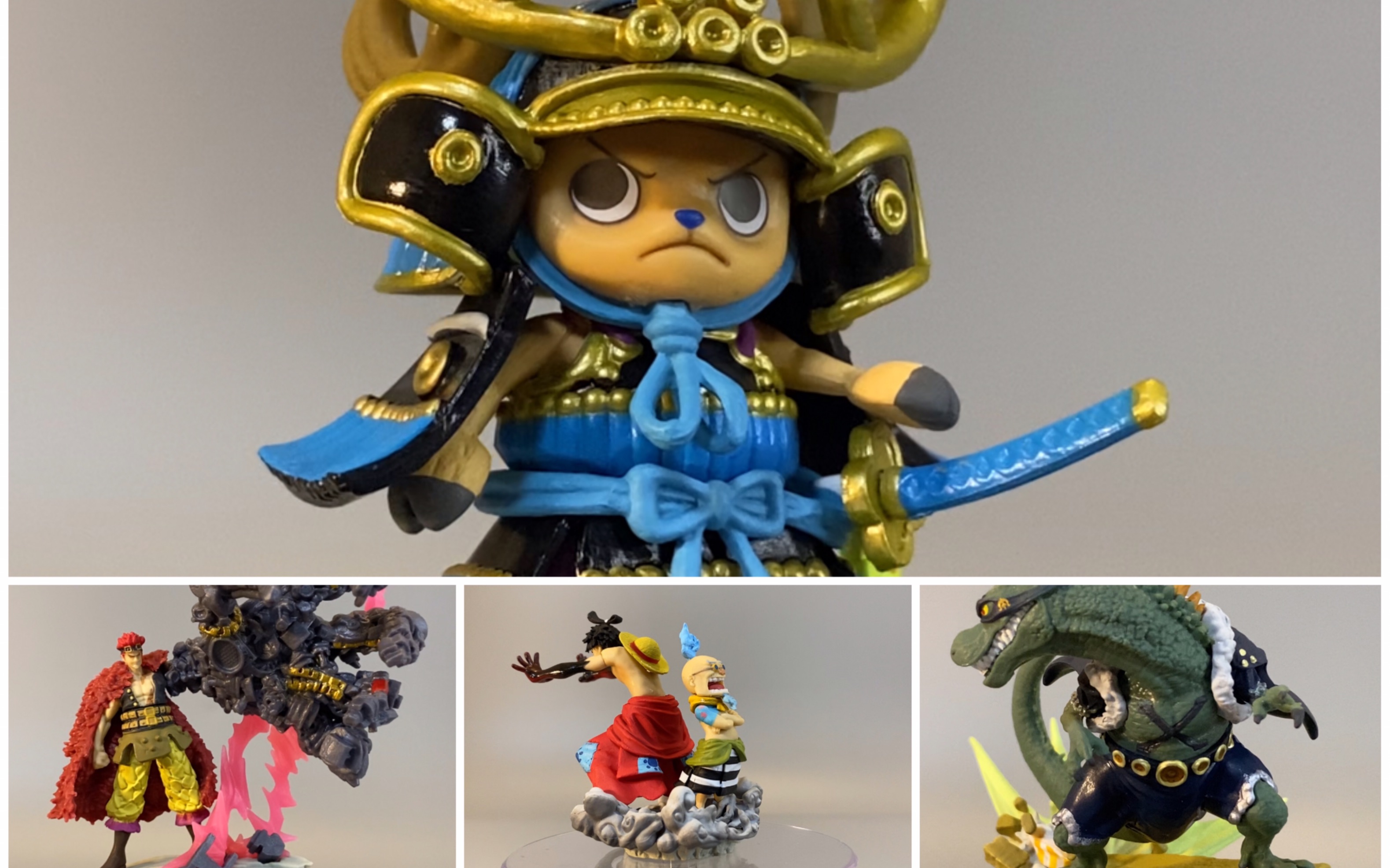 【t t 玩具开盒】megahouse 海贼王 和之国 场景盒蛋 盲盒 乔巴 路飞