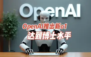 Descargar video: OpenAI推出新的大模型o1，达到博士水平！