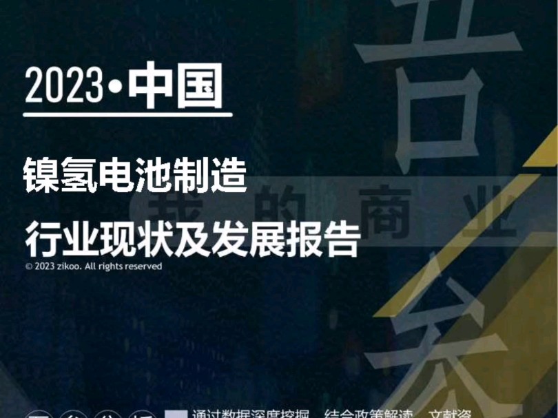 2023年版镍氢电池制造行业现状及发展报告哔哩哔哩bilibili