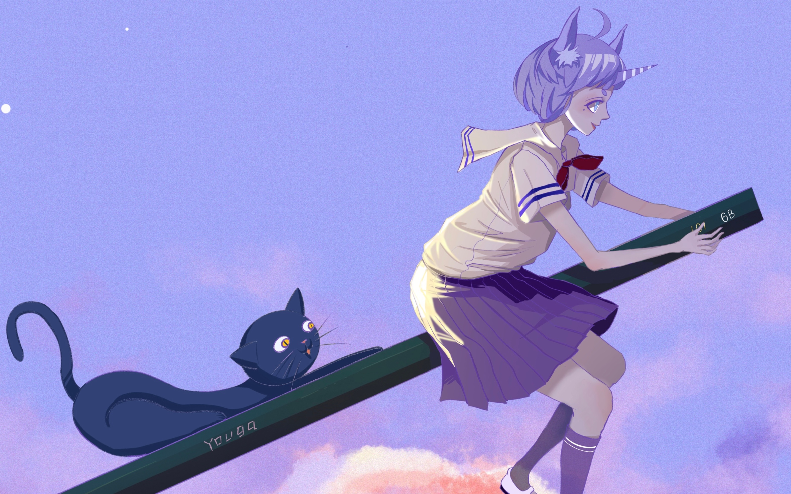 你的独角兽姐妹骑着中华6b来看你了