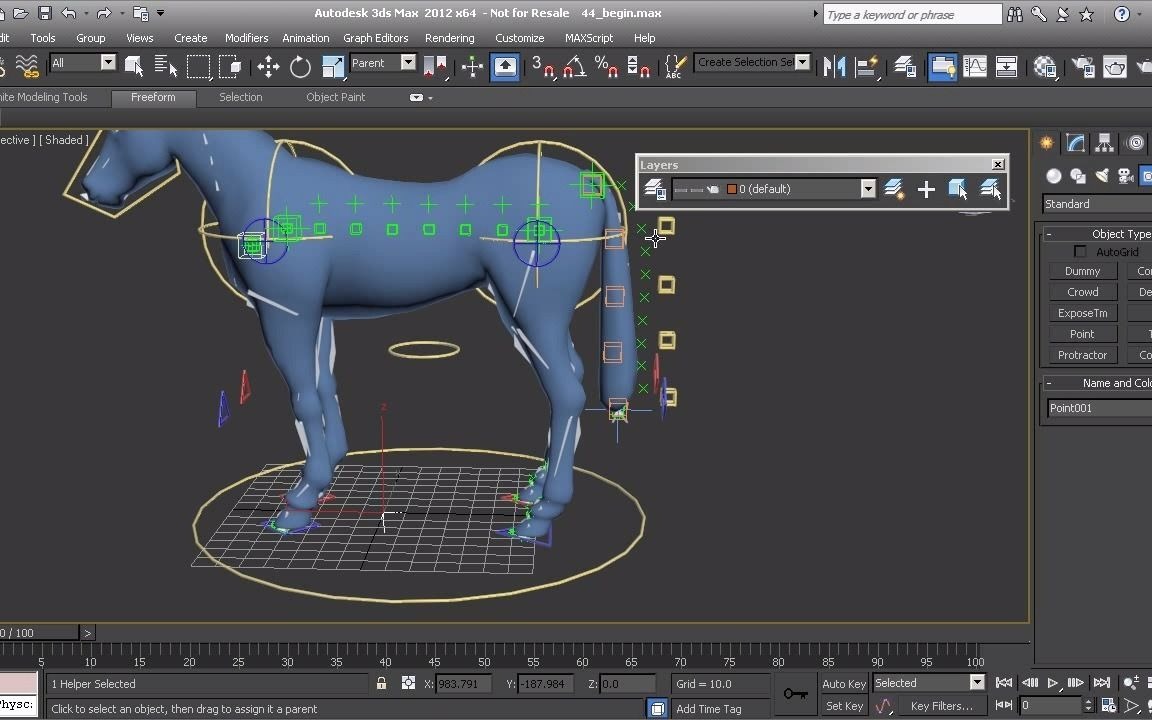 3ds Max动物骨骼绑定教程44哔哩哔哩bilibili