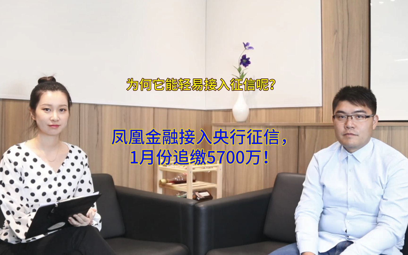 凤凰金融接入央行征信,1月份追缴5700万!为何它能接入征信哔哩哔哩bilibili