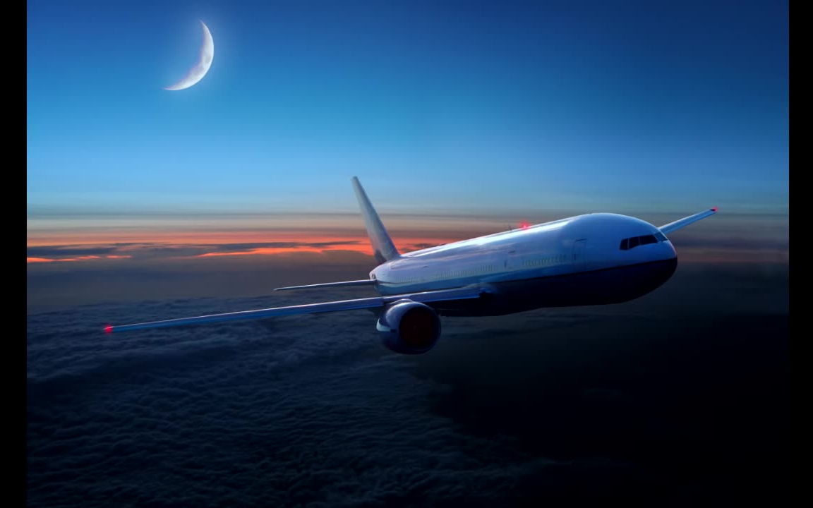 【asmr sound】1小时飞机飞行声音