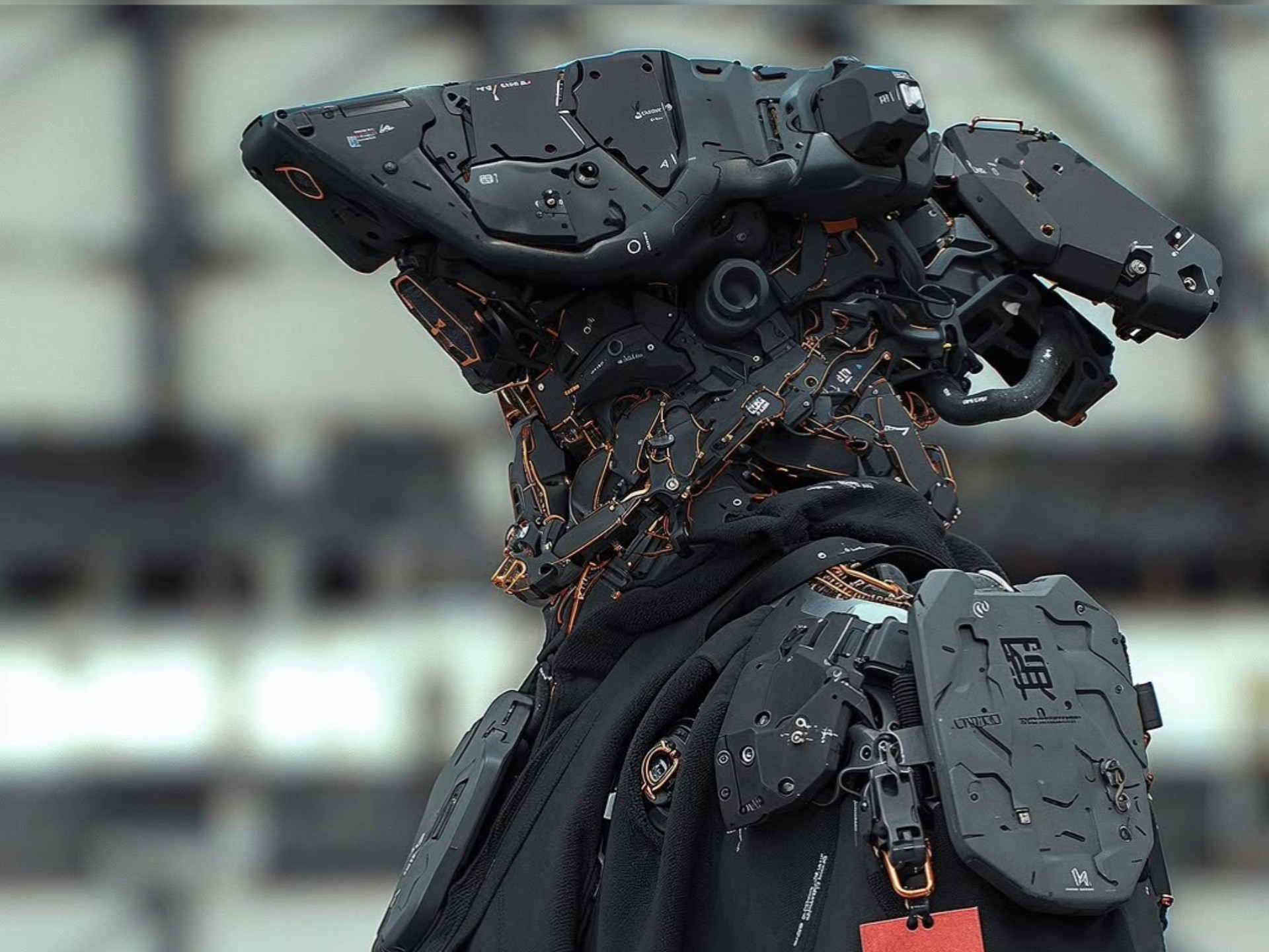 未来世界的人形装甲