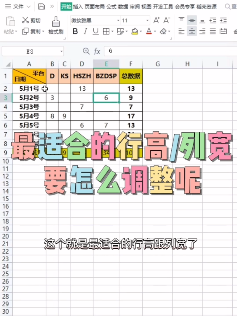 最适合的行号跟列宽原来是这么调整的呀~哔哩哔哩bilibili