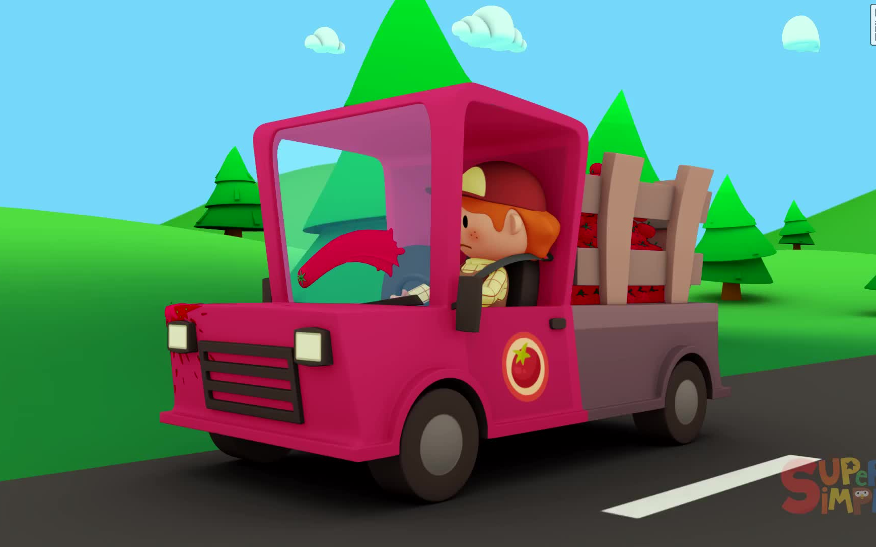 [图]【全集】Carl's Car Wash 卡尔洗车间主题，喜欢车主题的宝宝可以入手001 Betty’s Tomato Truck