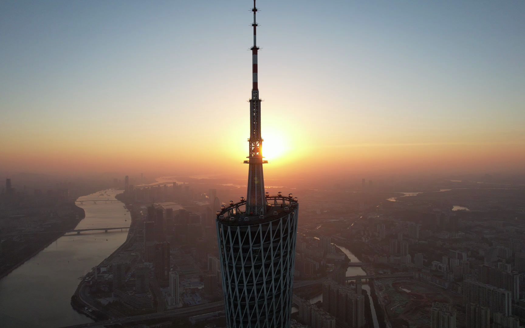 广州塔的清晨