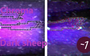 Download Video: 【冰与火之舞/ADOFAI】来自论坛接近全采音的-1级黑羊，黒魔（Chroma）—Dark Sheep演示！