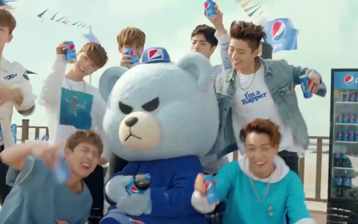 韩国广告 iKON Pepsi 百事可乐 表情图片篇 广告.mp4哔哩哔哩bilibili