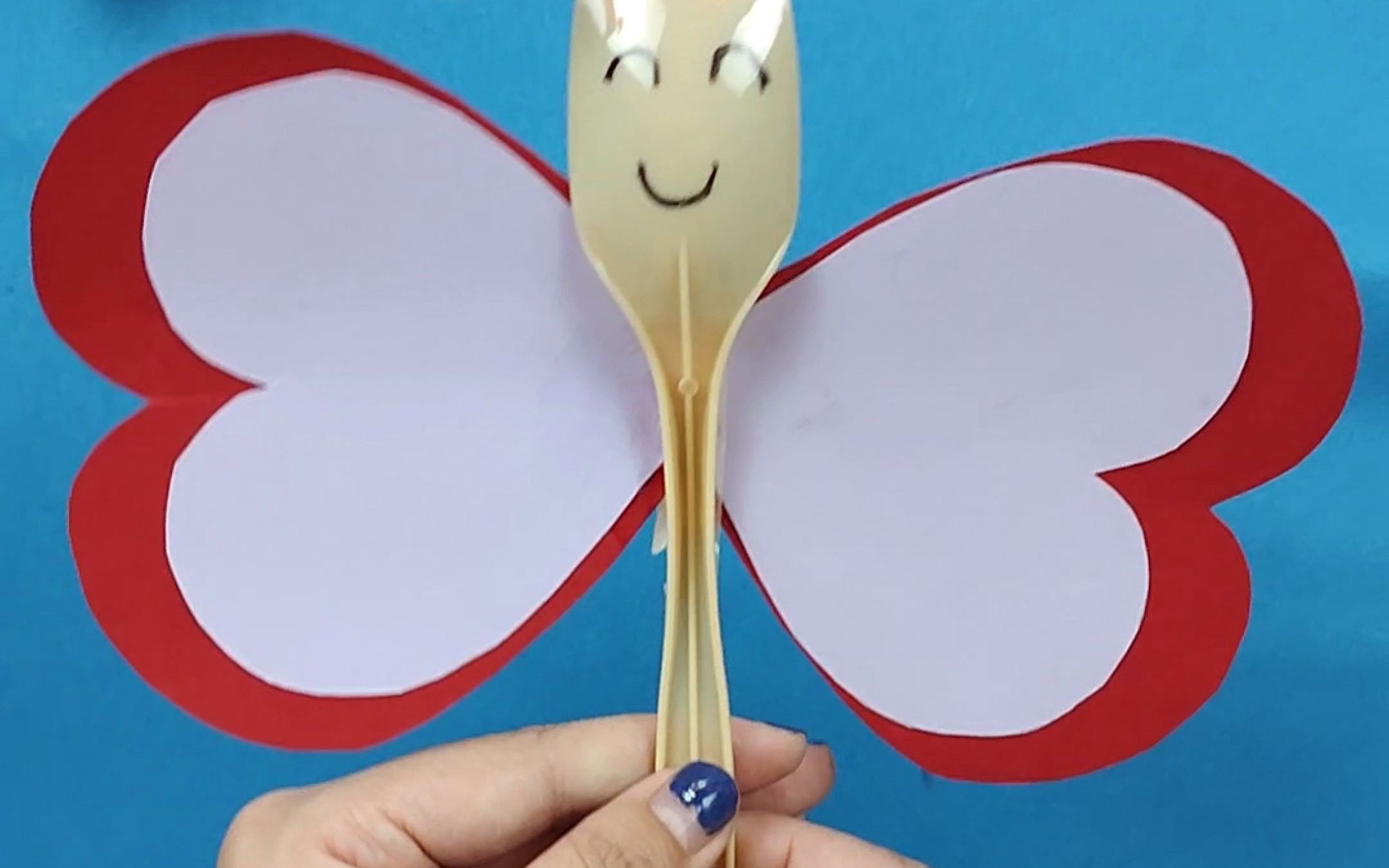 创意手工 勺子蝴蝶