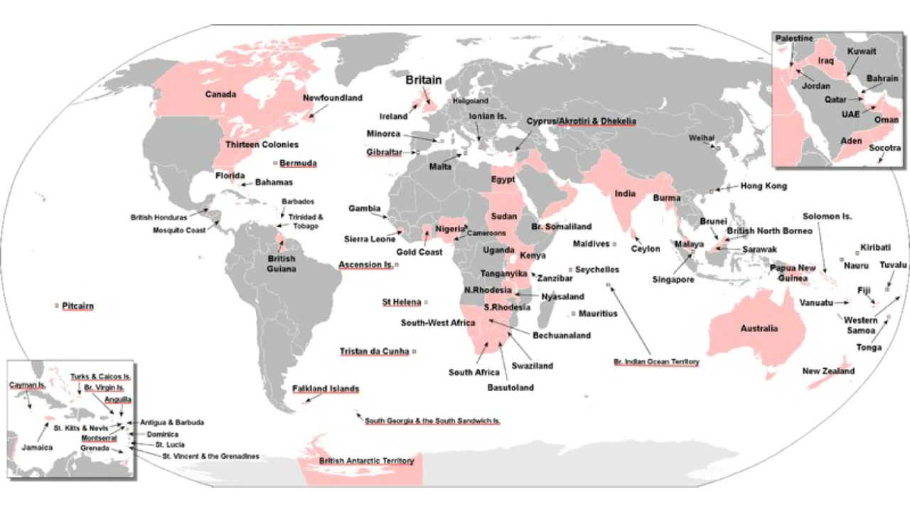 [图]【历史地图】人类历史上最大的六个“日不落帝国”