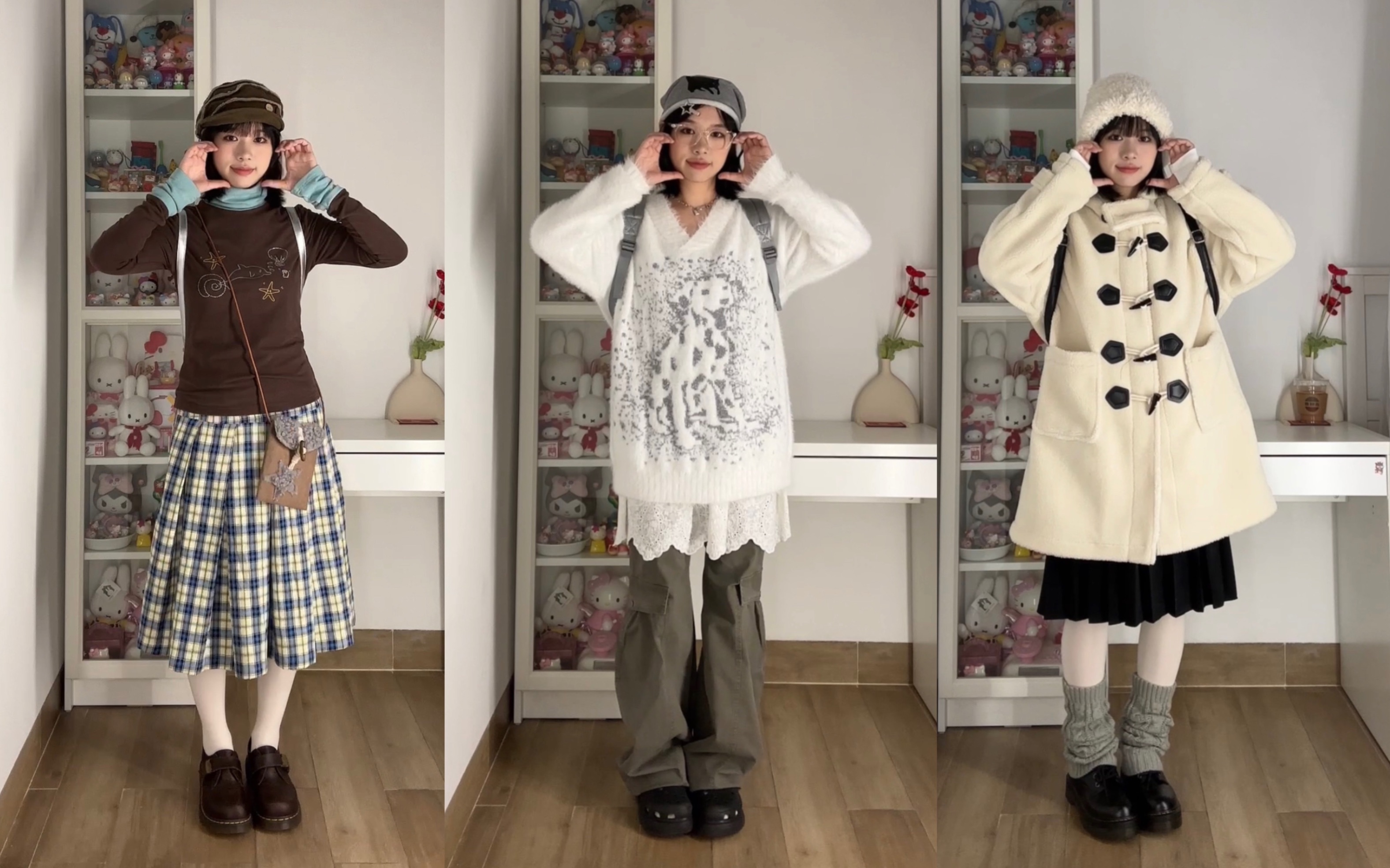 373131穿搭/短发女生的36615套可爱轻亚look08