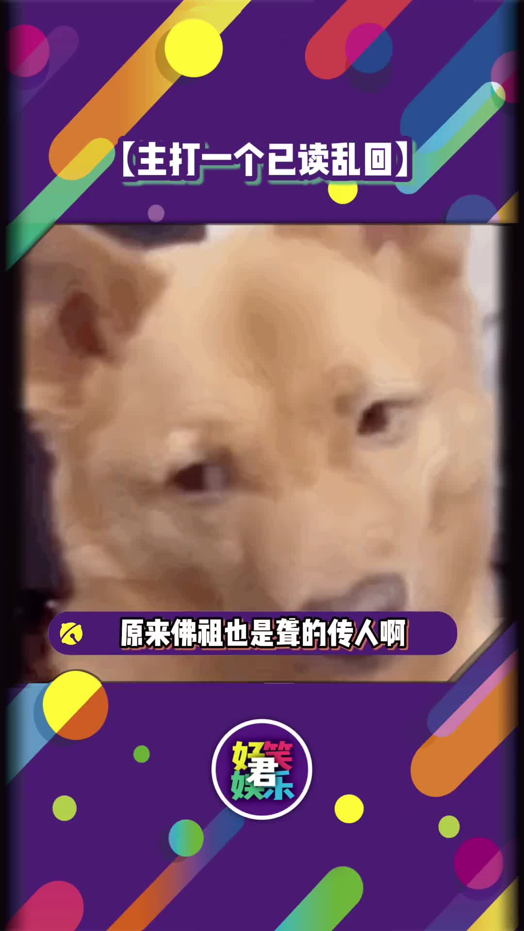 《已读乱回的cos佛祖被打了满头大包》#娱乐搞笑#万万没想到#耳背