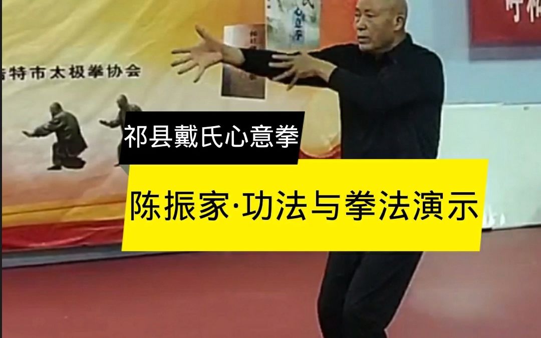 山西戴氏心意拳功法演示陈振家211006哔哩哔哩bilibili